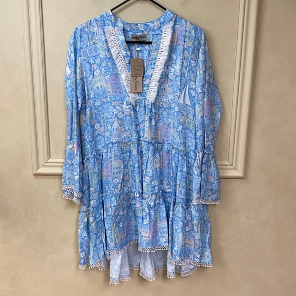 New! Kenny Flowers Charleston Tunic Mini Dress